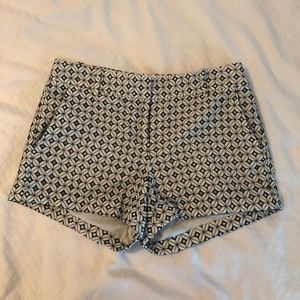 J. Crew Navy & White Shorts